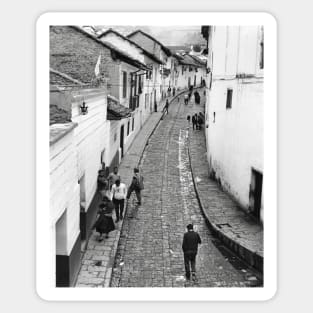 Vintage Photo of Quito Ecuador Sticker